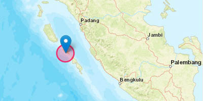 Gempa Berkekuatan M 5,7 Guncang Mentawai, Tidak Berpotensi Tsunami